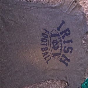 Notre dame under armour shirt